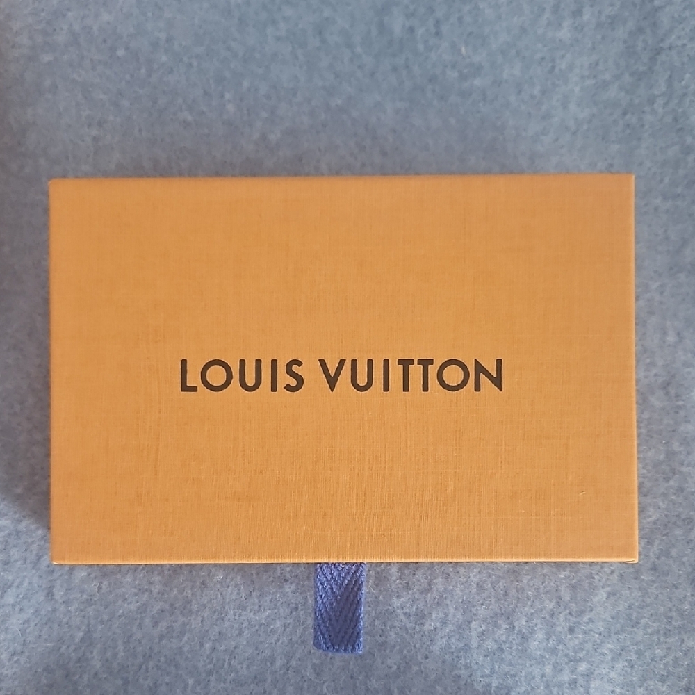 Louis Vuitton Orange Box with Blue Ribbon